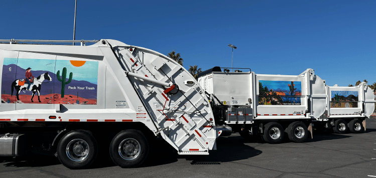Fill Me Up Buttercup: Traveling Garbage-Truck Art Gallery