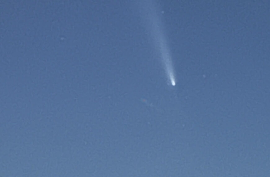 Rare Comet Graces Pinal County Skies