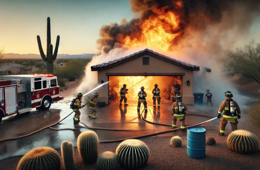 Garage Fire Contained: Rural Metro Issues Warning About Trash Storage