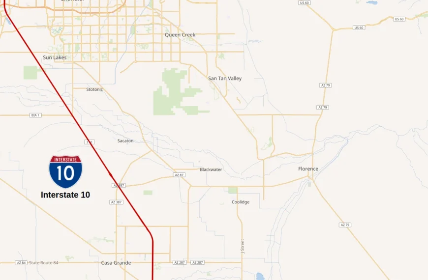 $964 Million Commerce Corridor Upgrade Advances: Three Lanes Coming to I-10 Between Phoenix and Casa Grande