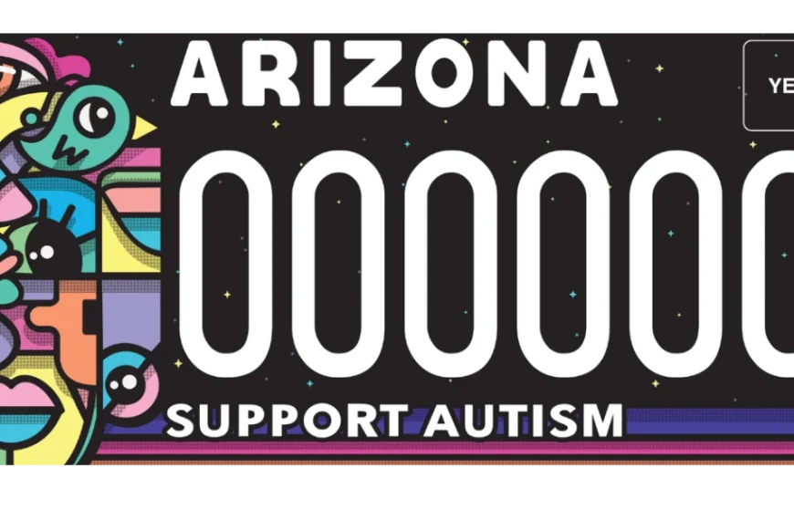 ADOT unveils Autism Support specialty license plate