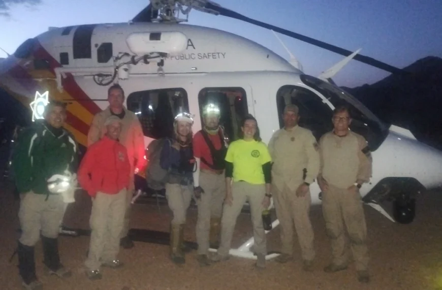 Local Hiker Rescued From Superstition Mountains in Early Morning Operation