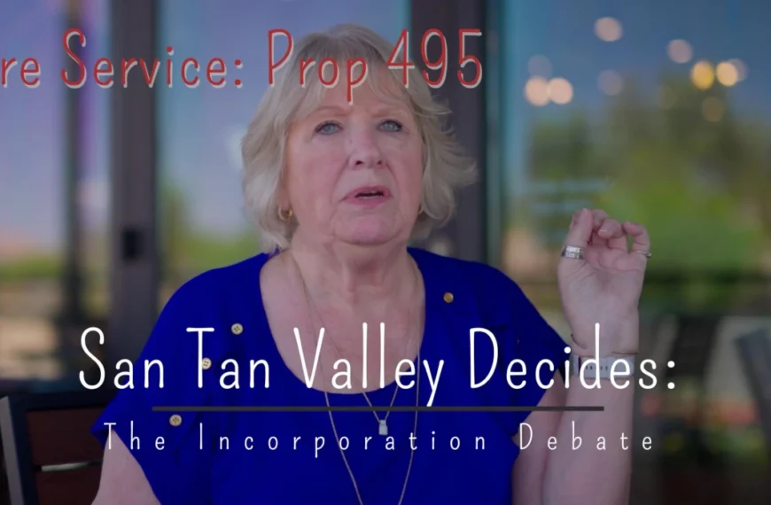 Fire Services Arguments for San Tan Valley Incorporation