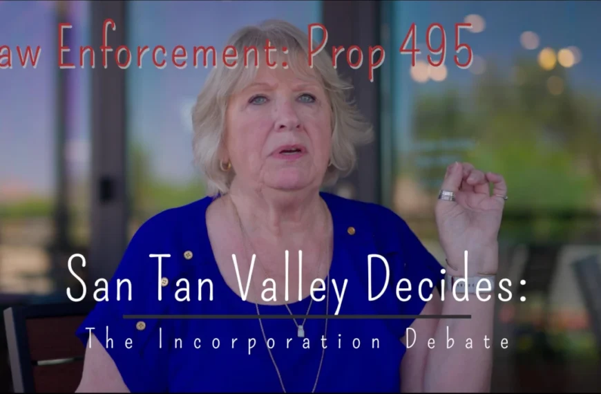Law Enforcement Arguments for San Tan Valley Incorporation