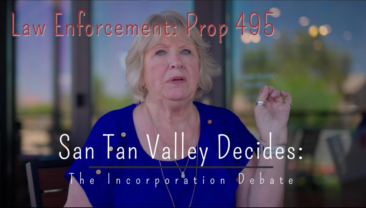 Law Enforcement Arguments for San Tan Valley Incorporation