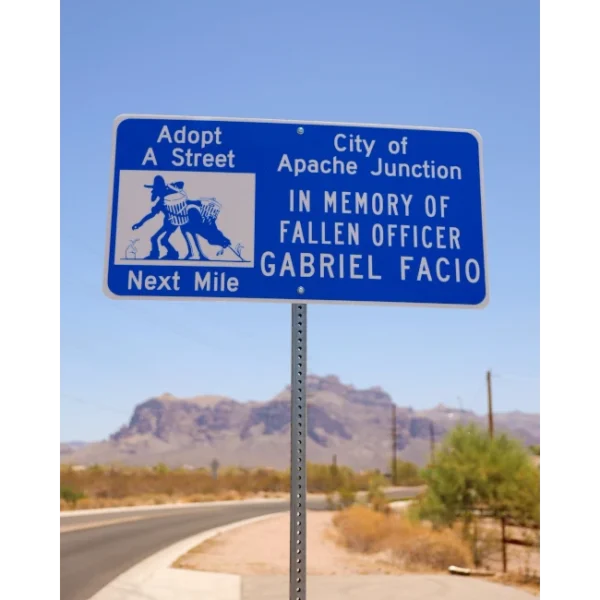 AJPD Adopts Roadway Section to Honor Fallen Officer Gabriel Facio