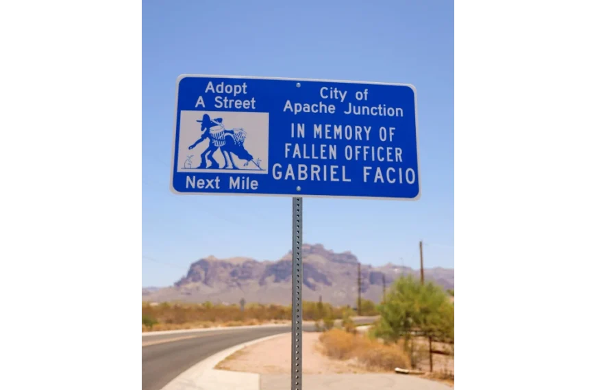 AJPD Adopts Roadway Section to Honor Fallen Officer Gabriel Facio