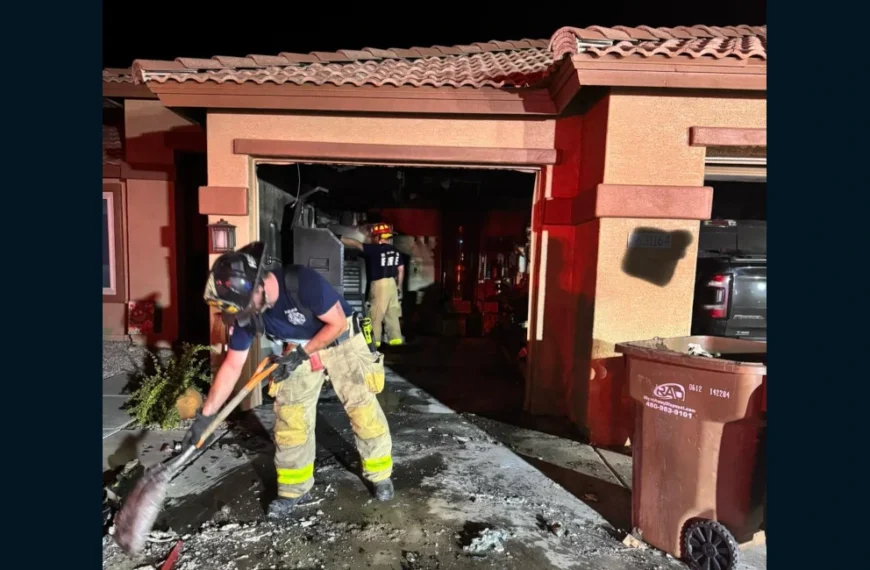 Lithium Battery Warning After Johnson Ranch Garage Fire
