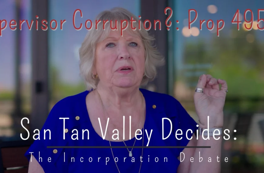 San Tan Valley Governance: Incorporation as Response to Supervisor Criticism