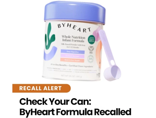 Infant Formula Recall Alert: ByHeart…